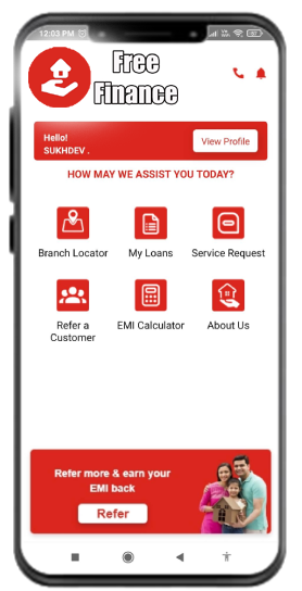 freefinance Customer Mabile App